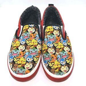 Ground Up Pokémon Slip-On Canvas Shoes Pikachu Bulbasaur Kids Size 3 EUR 35